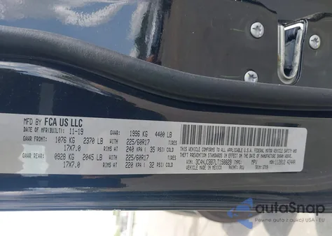 2020 Jeep Compass Sun And Wheel Fwd из США, поврежденный, VIN 3C4NJCBB7LT158829